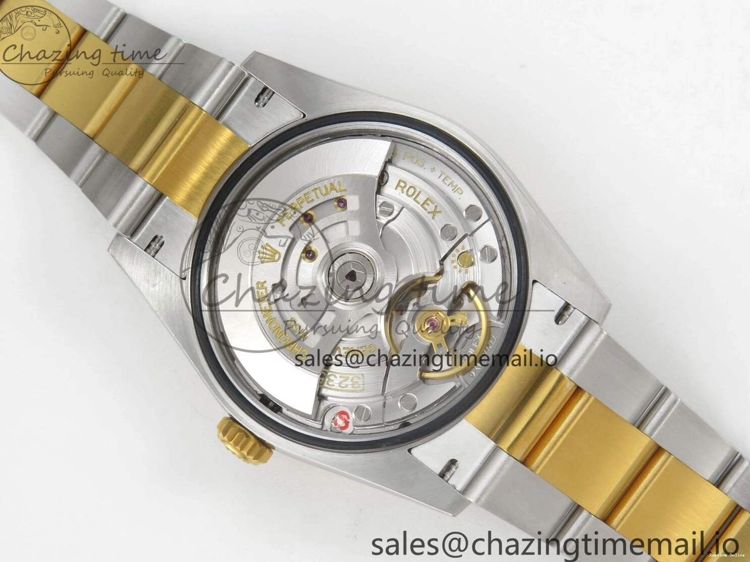 0101 TravelReady DateJust 36 SS YG ARF 1:1 Best Edition 904L Steel White Dial YG Roman on Oyster Bracelet SH 99